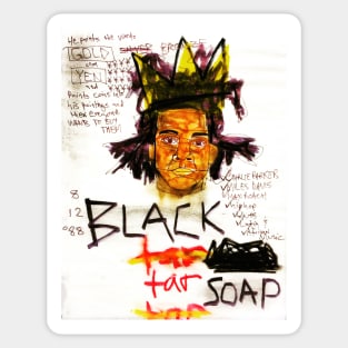 BLACK TAR SOAP Sticker